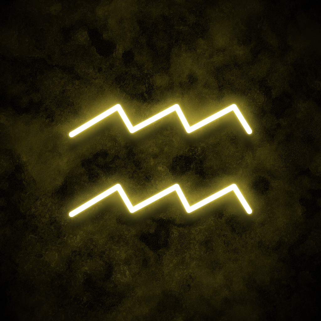 "Aquarius" Neon Sign