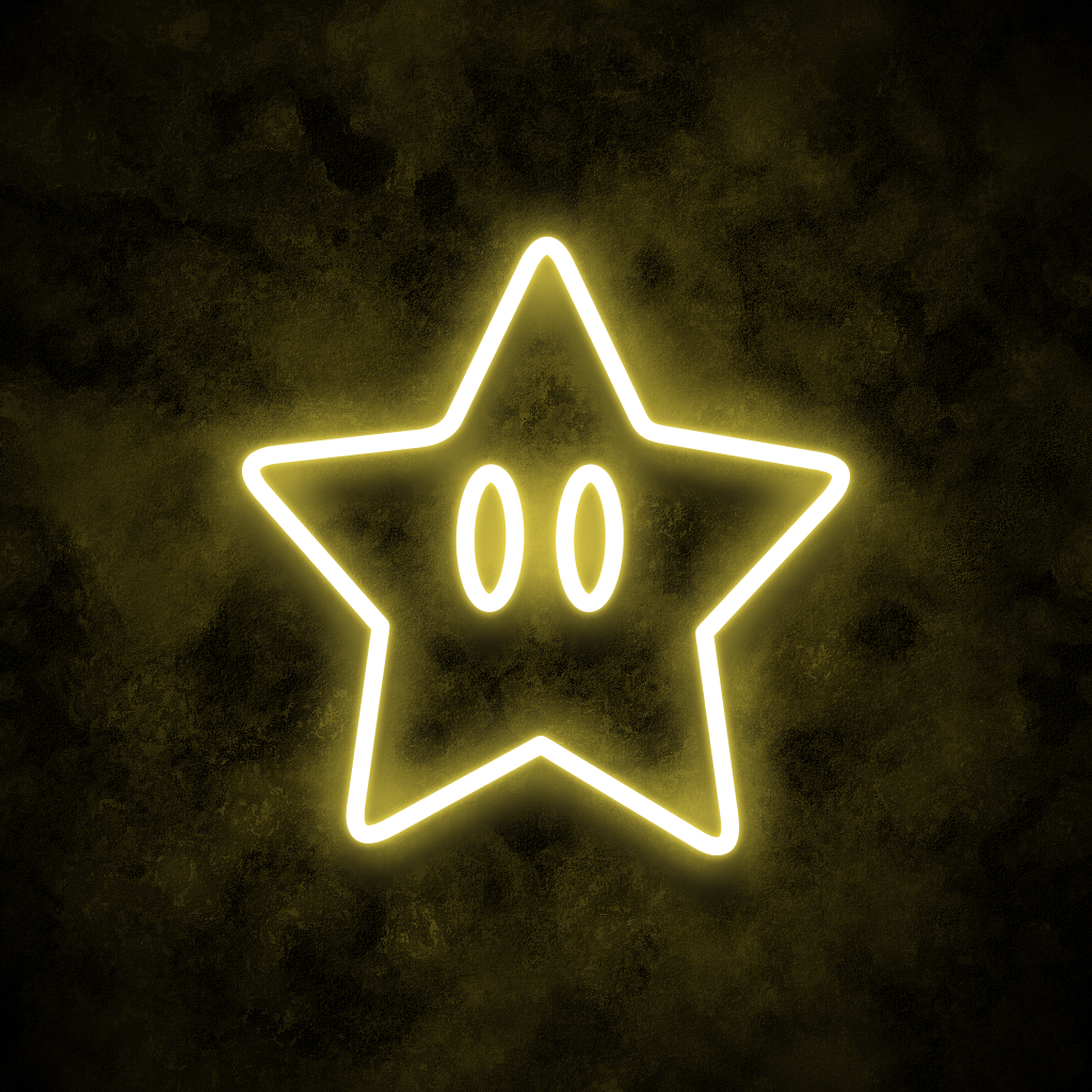 "Super Star" Neon Sign