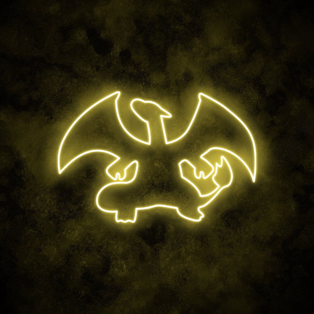 "Charizard" Neon Sign