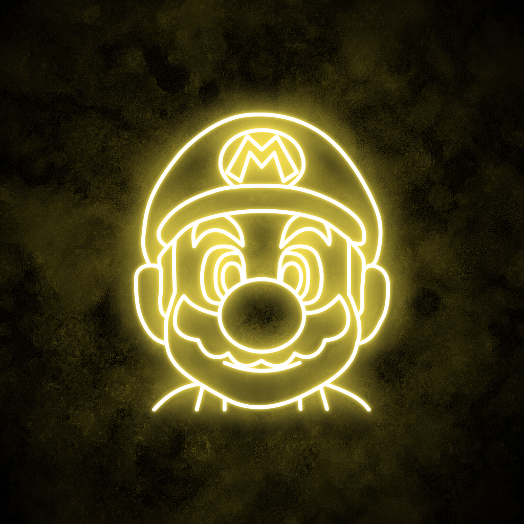 "Mario" Neon Sign