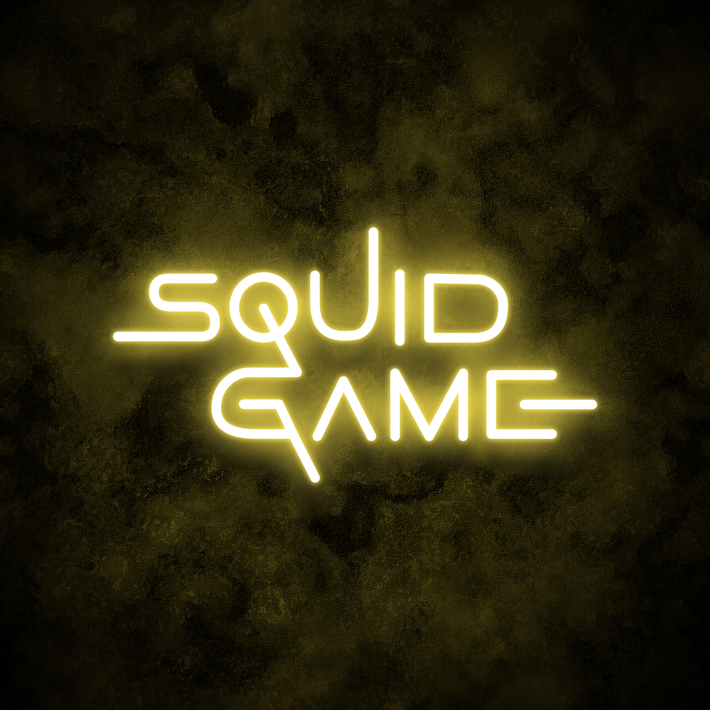 "Squid Game" Neon Sign