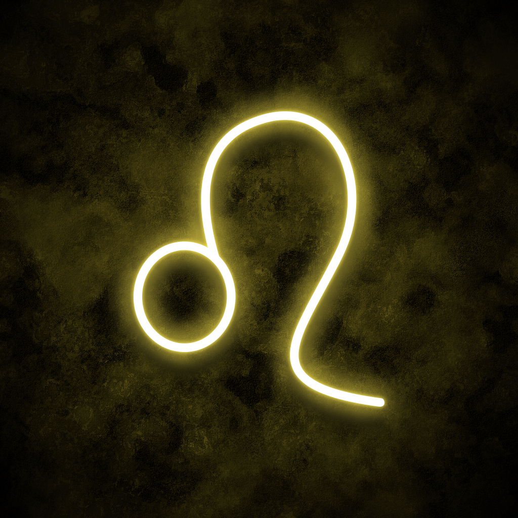 "Leo" Neon Sign
