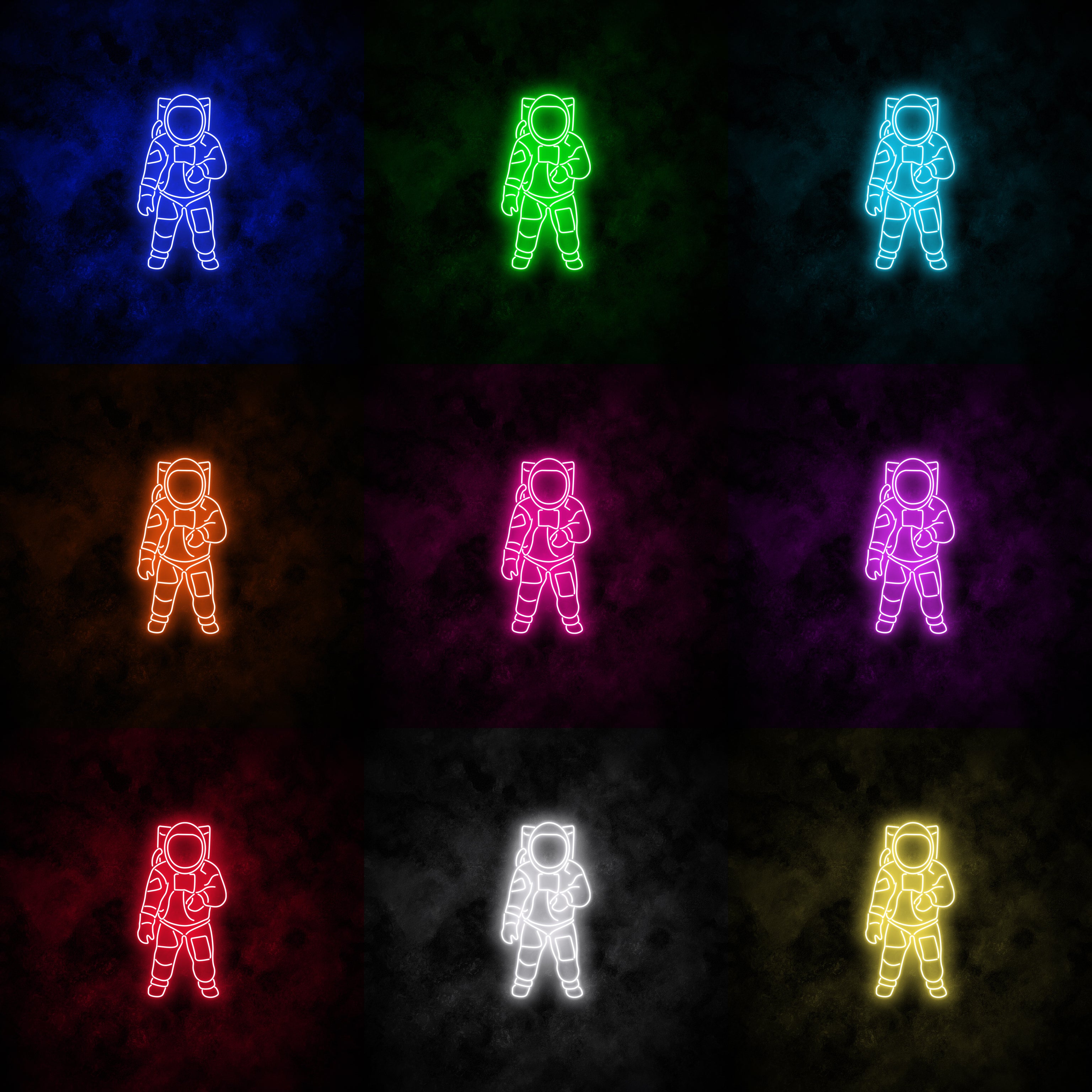 "Astronaut" Neon Sign