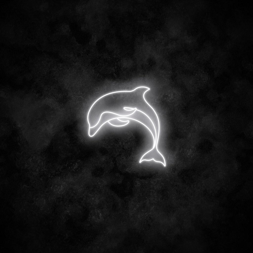 "Dolphin" Neon Sign