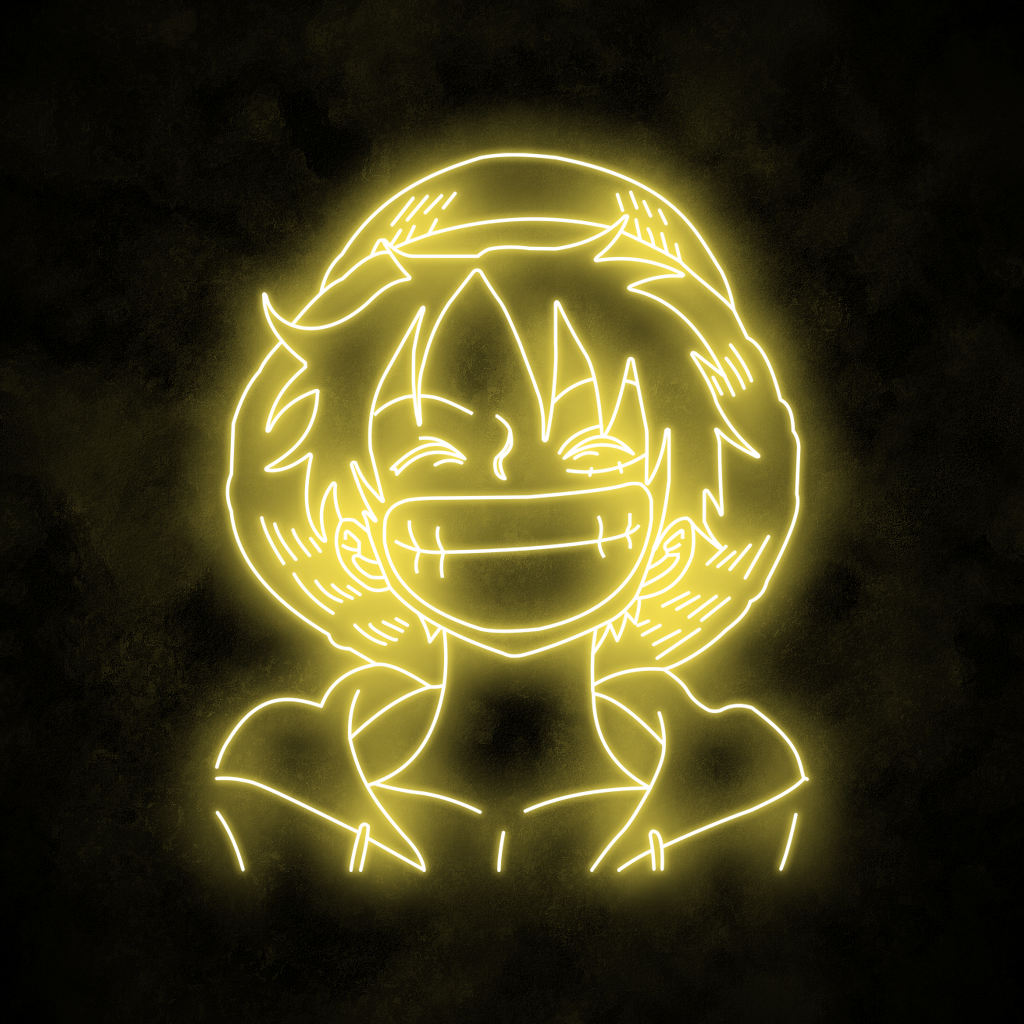 "Luffy" Neon Sign