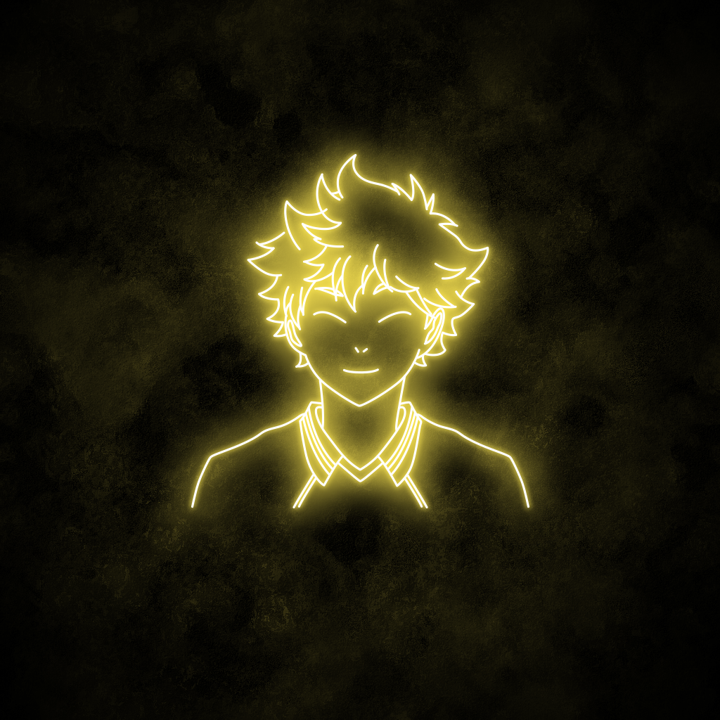 "Shoyo Hinata" Neon Sign