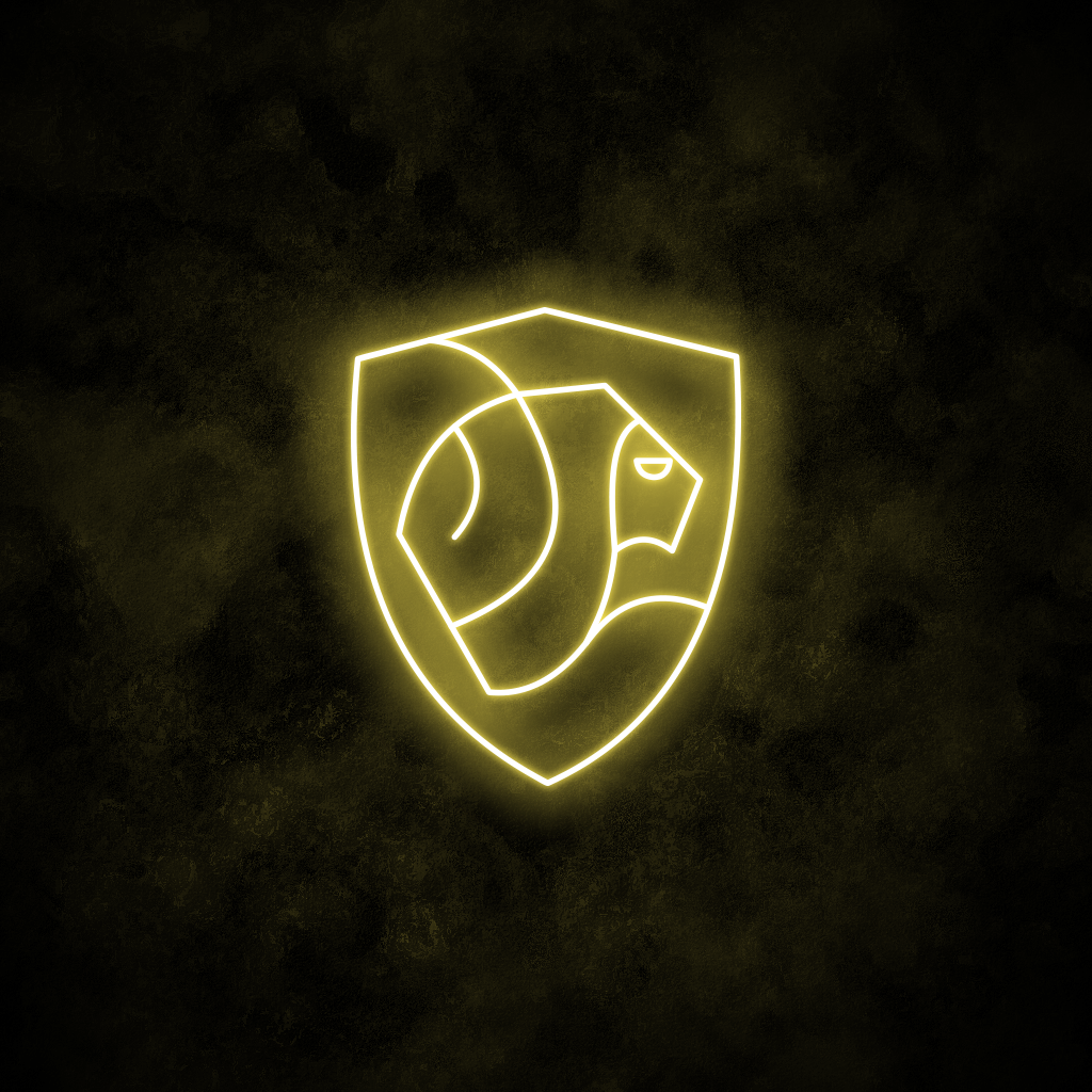 "Gryffindor House" Neon Sign