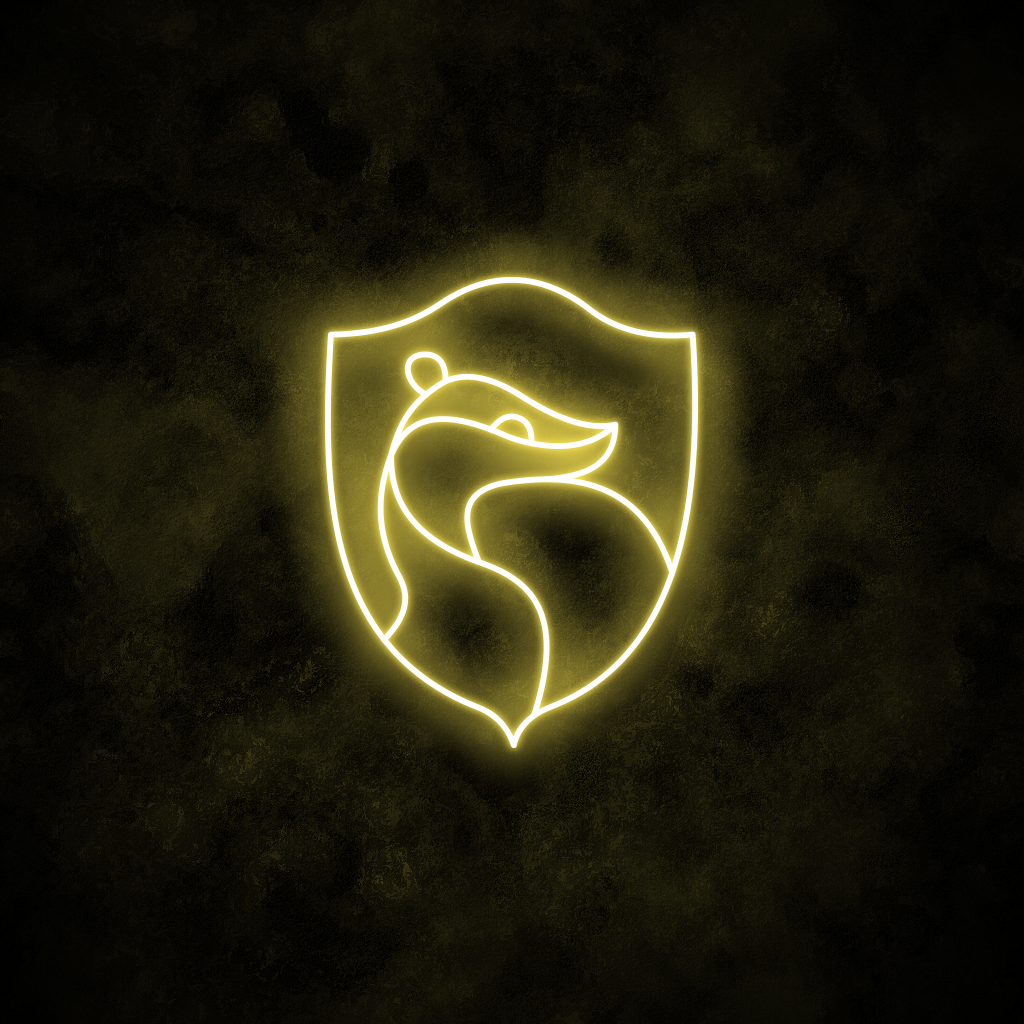 "Hufflepuff House" Neon Sign