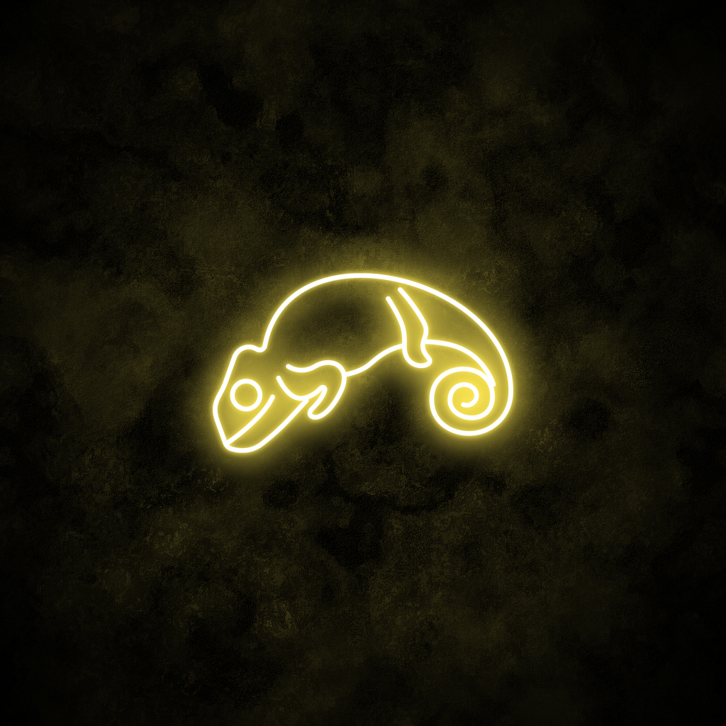 "Chameleon" Neon Sign