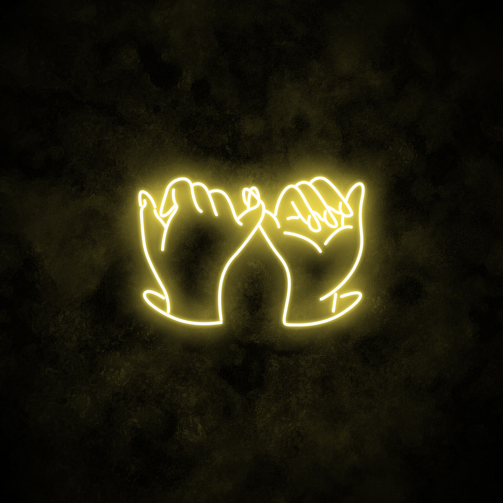 "Pinky Promise" Neon Sign