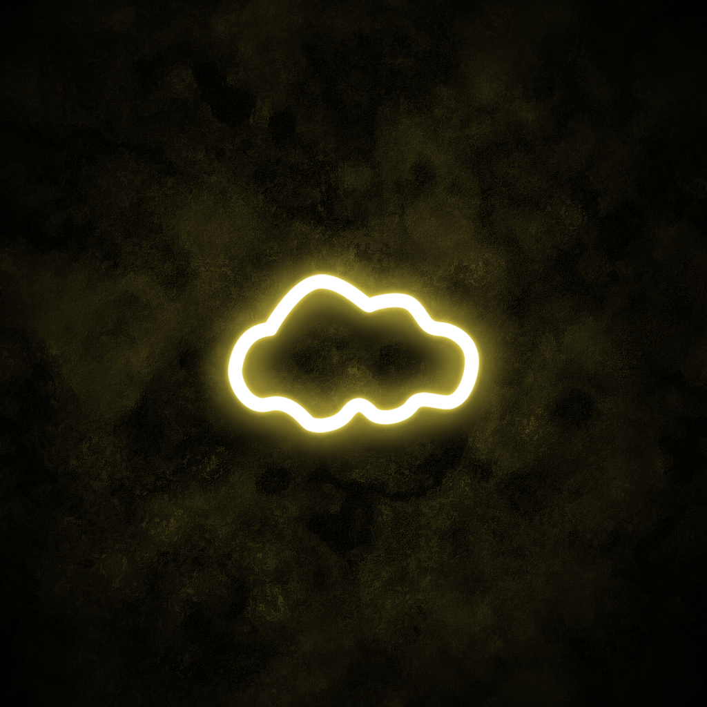"Cloud" Neon Sign