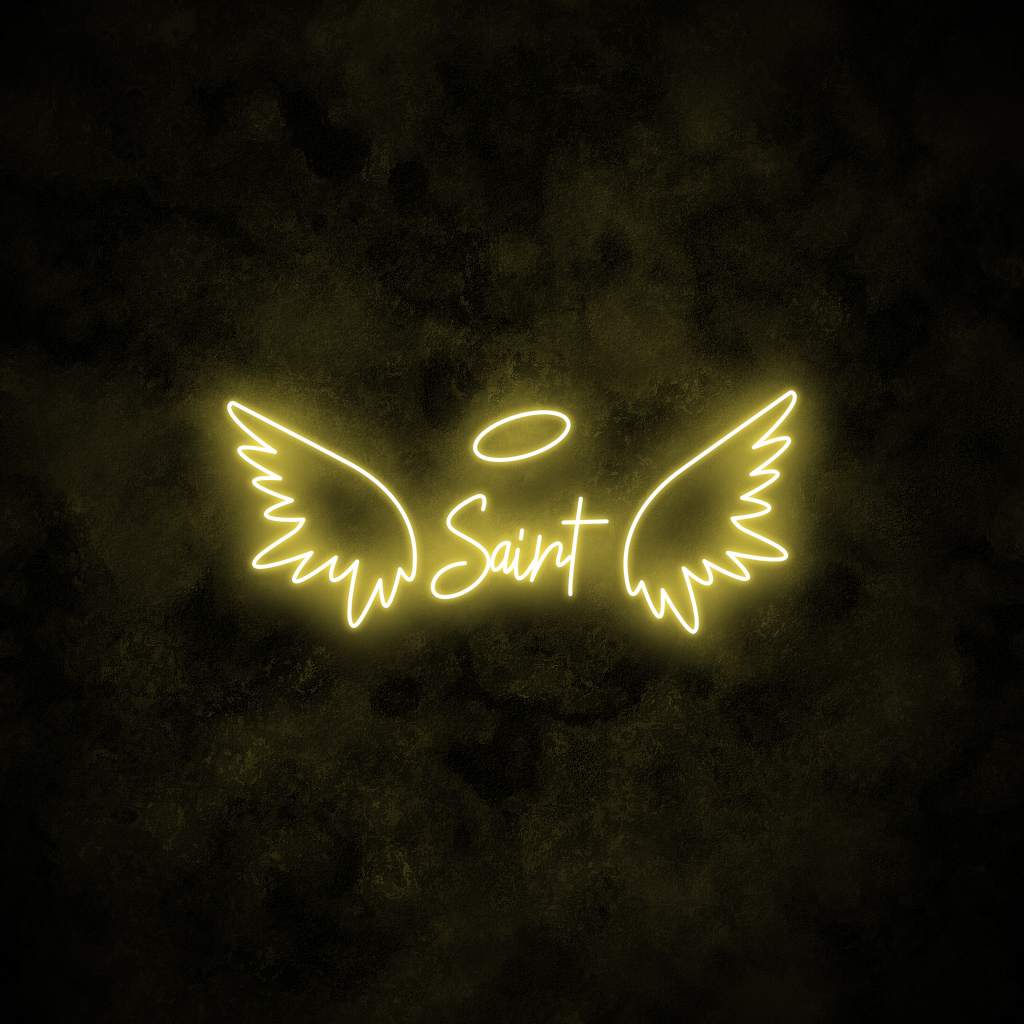 "Saint" Neon Sign