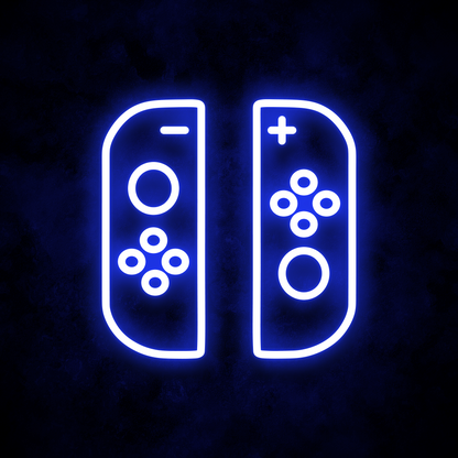 "Nintendo Switch w Buttons" Neon Sign