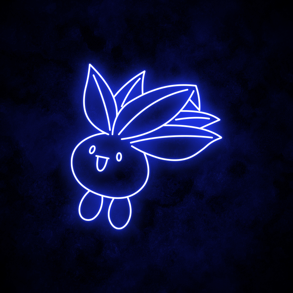 "Oddish" Neon Sign