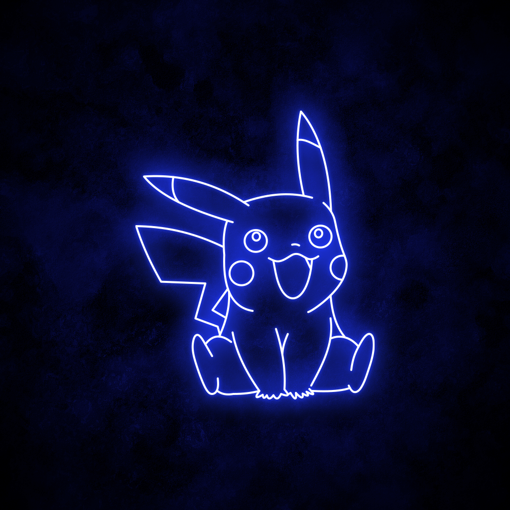 "Pikachu" Neon Sign