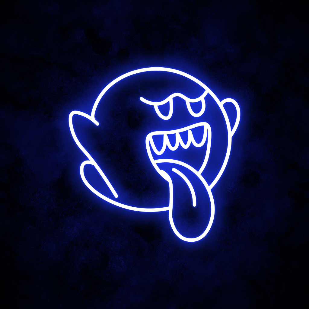 "Boo" Neon Sign