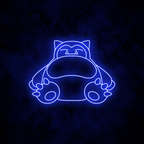"Snorlax" Neon Sign
