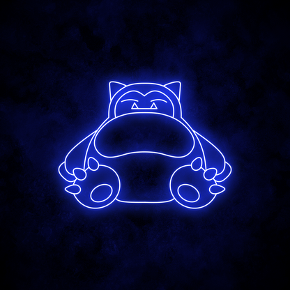 "Snorlax" Neon Sign