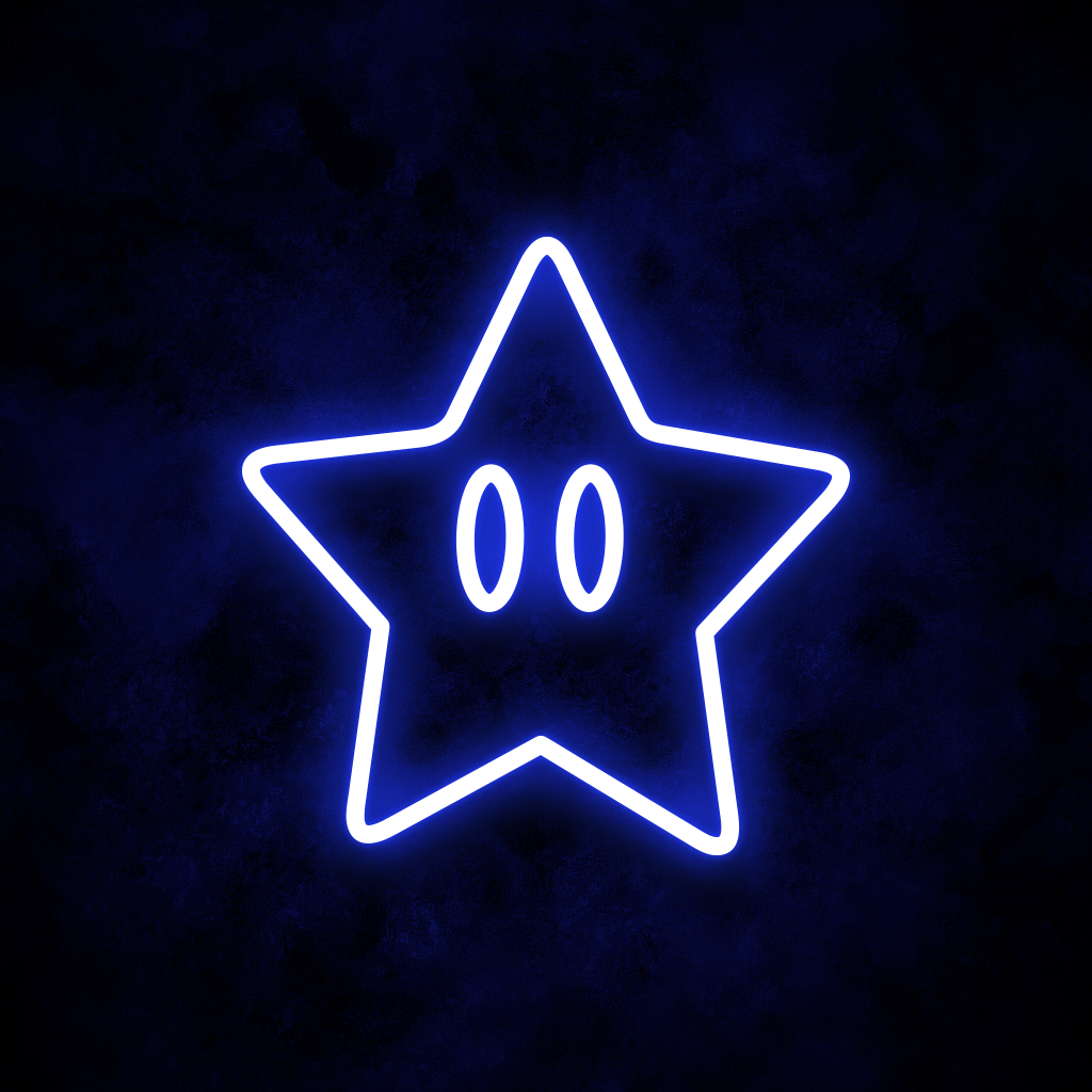 "Super Star" Neon Sign