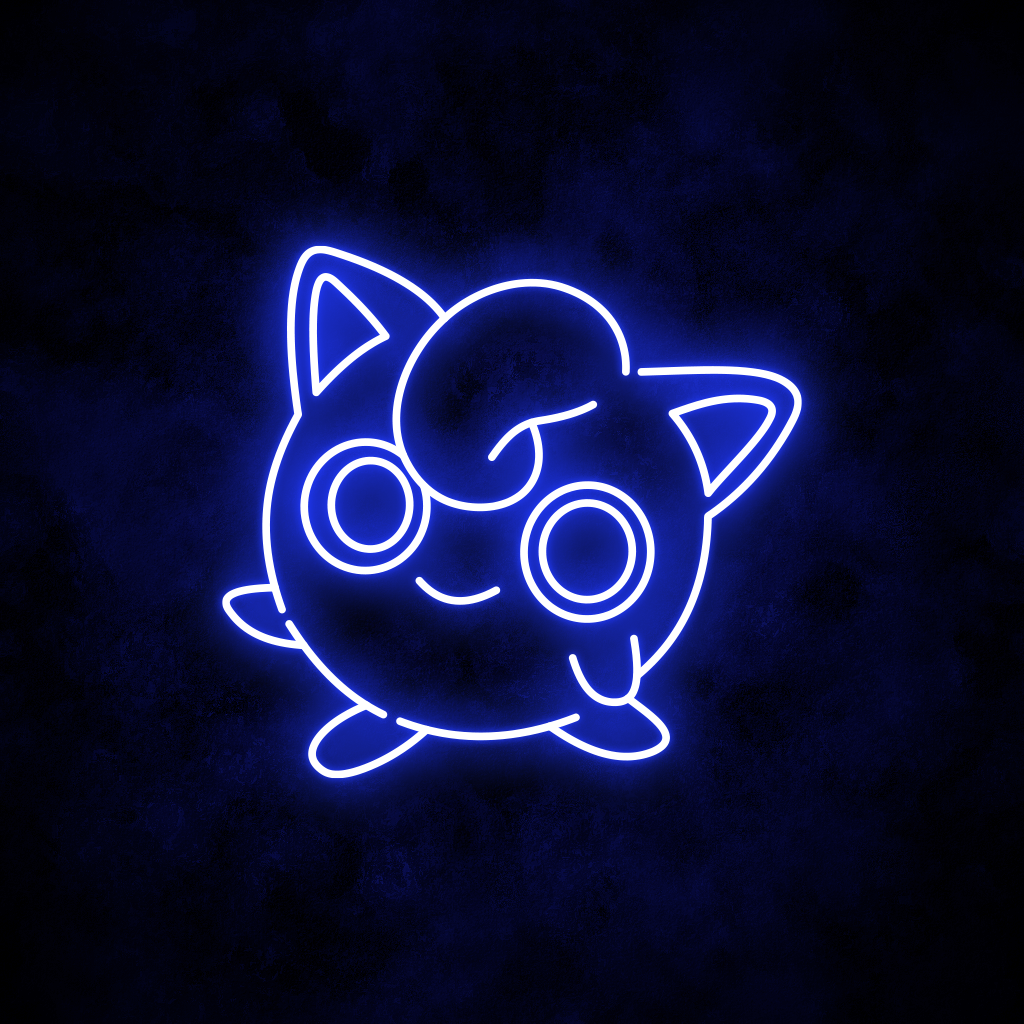 "Jigglypuff" Neon Sign