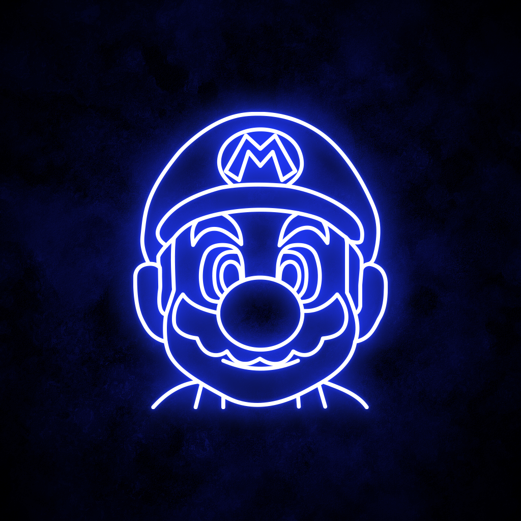 "Mario" Neon Sign