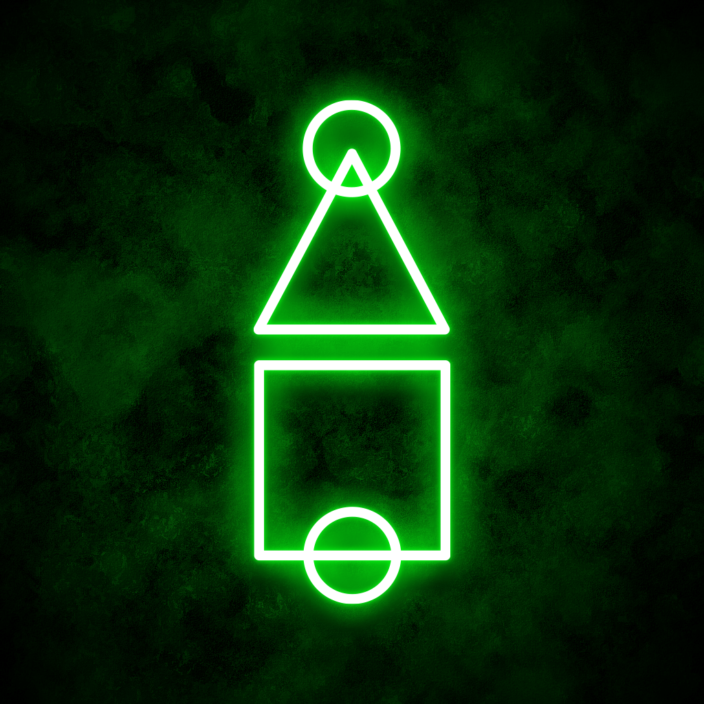 "Ojingeo Game" Neon Sign
