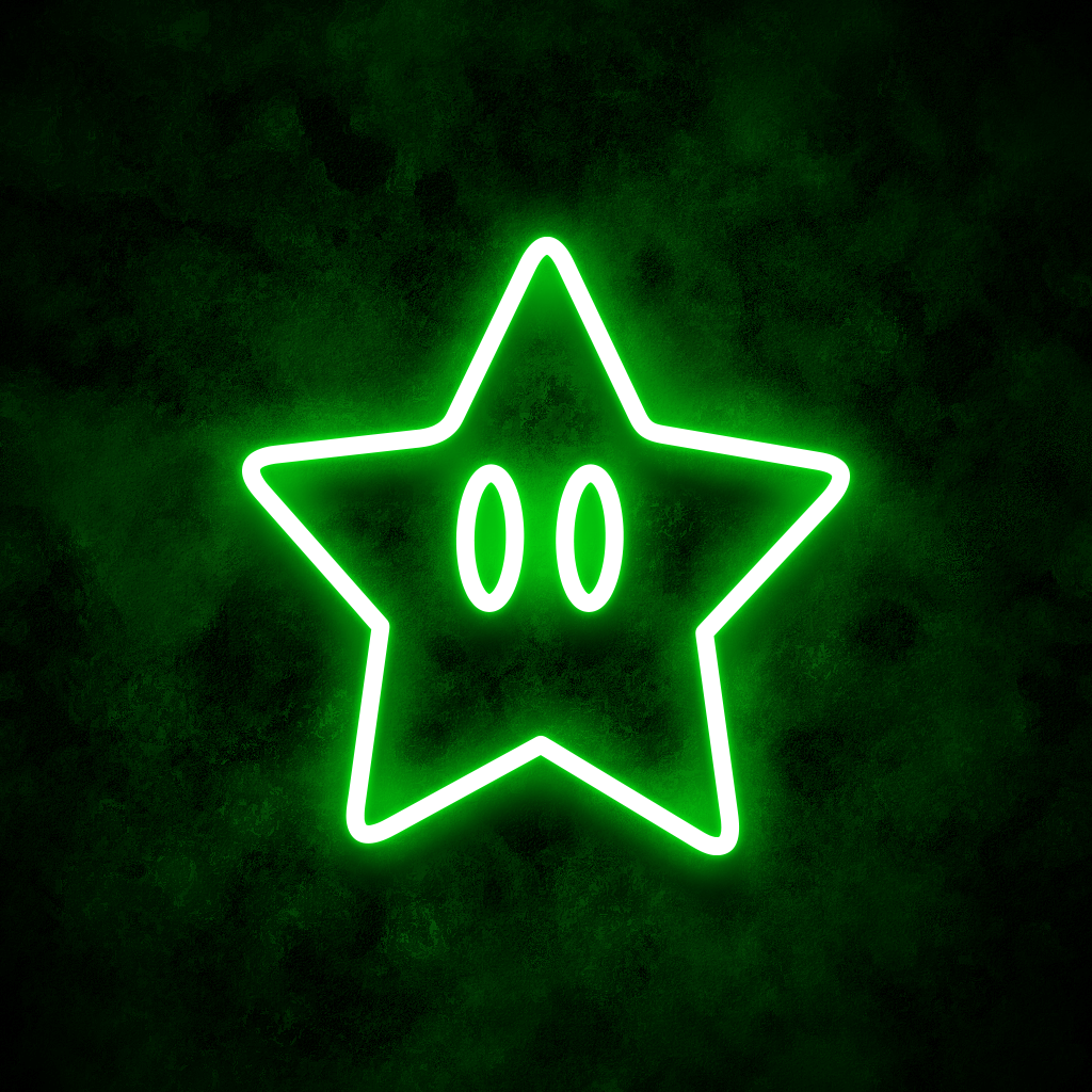 "Super Star" Neon Sign