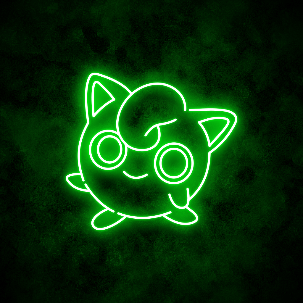 "Jigglypuff" Neon Sign