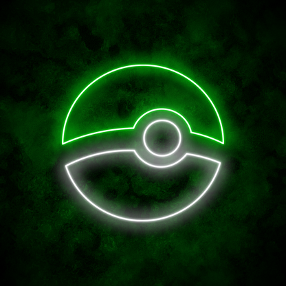 "Poké Ball" Neon Sign