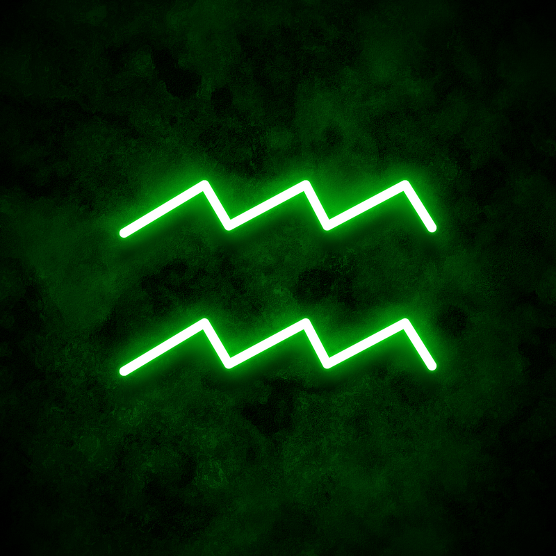"Aquarius" Neon Sign