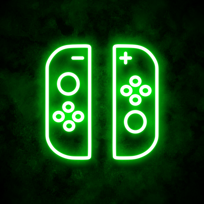 "Nintendo Switch w Buttons" Neon Sign