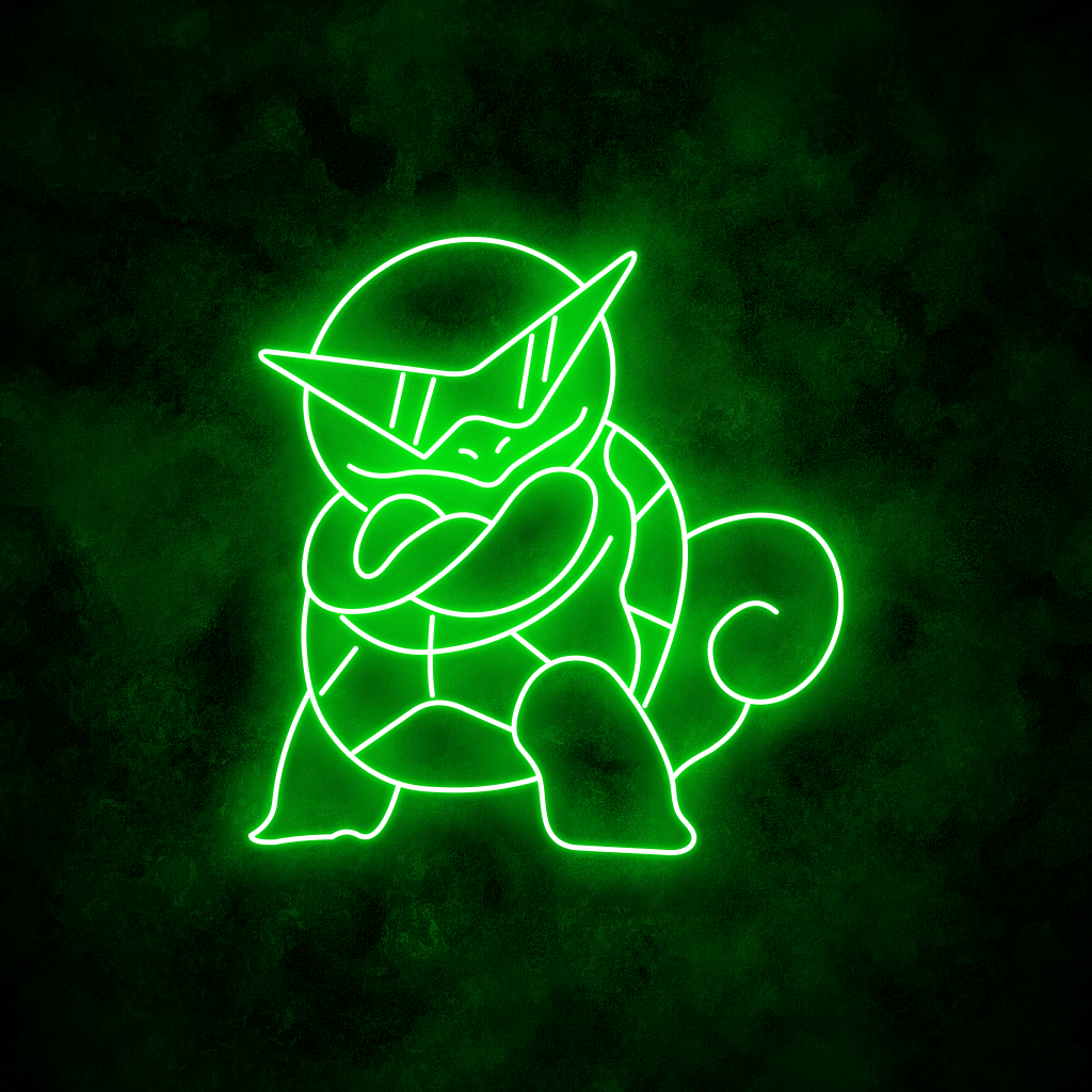 "Squirtle" Neon Sign