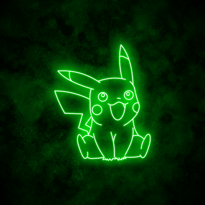 "Pikachu" Neon Sign