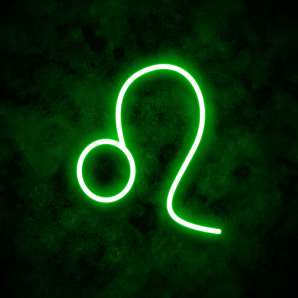 "Leo" Neon Sign