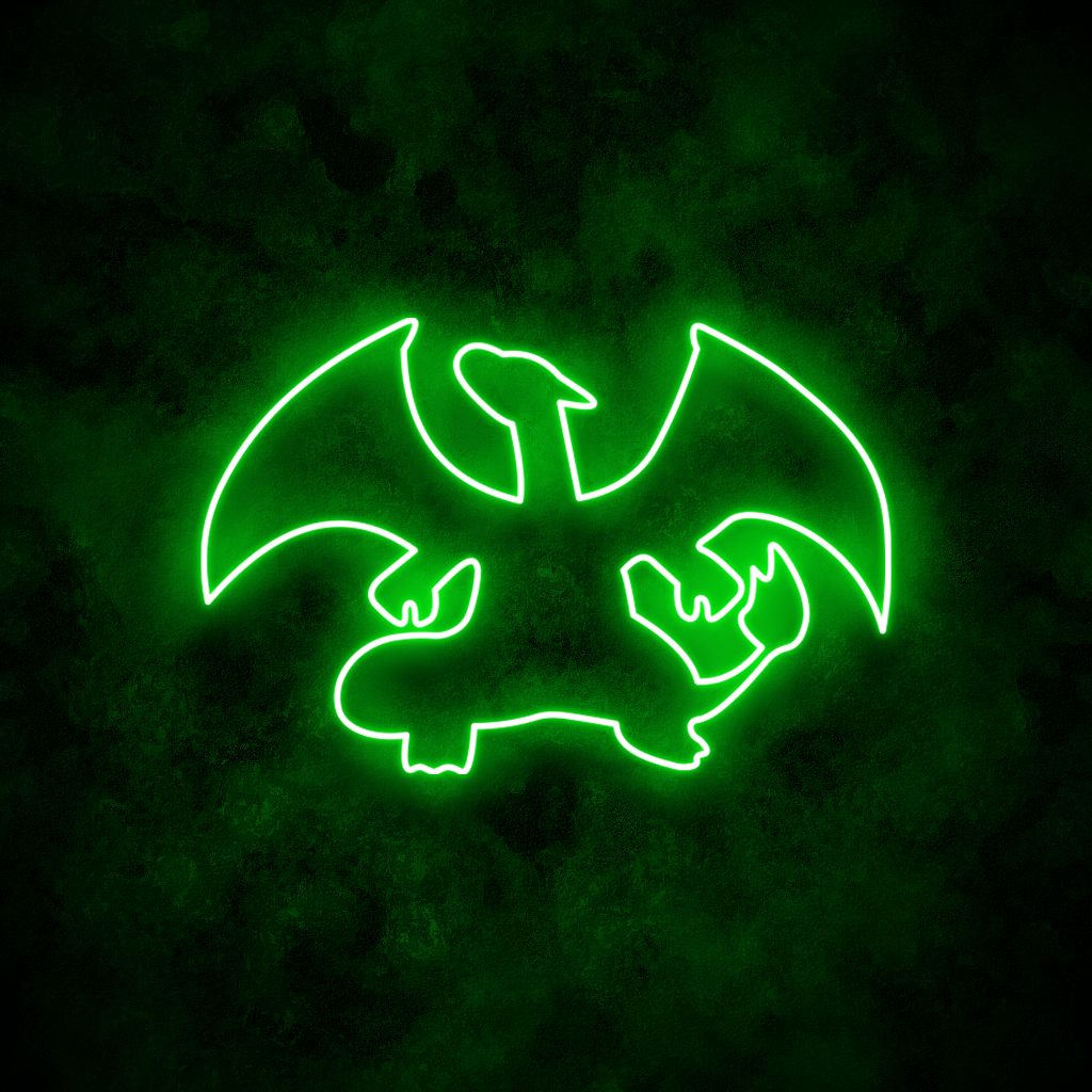 "Charizard" Neon Sign