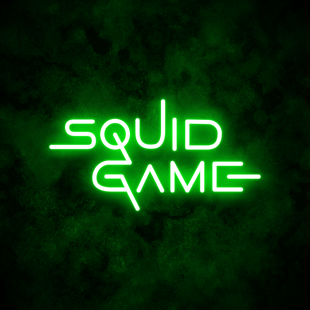 "Squid Game" Neon Sign