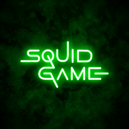 "Squid Game" Neon Sign