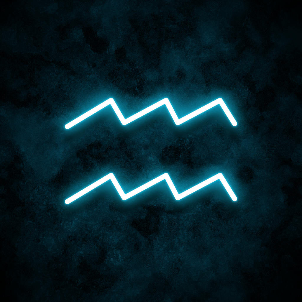 "Aquarius" Neon Sign