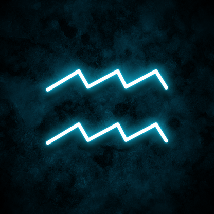 "Aquarius" Neon Sign