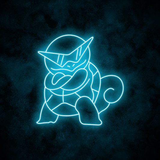 "Squirtle" Neon Sign