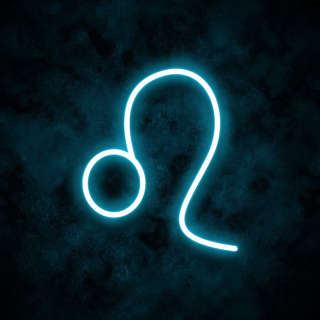"Leo" Neon Sign