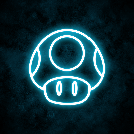 "Super Mushroom" Neon Sign