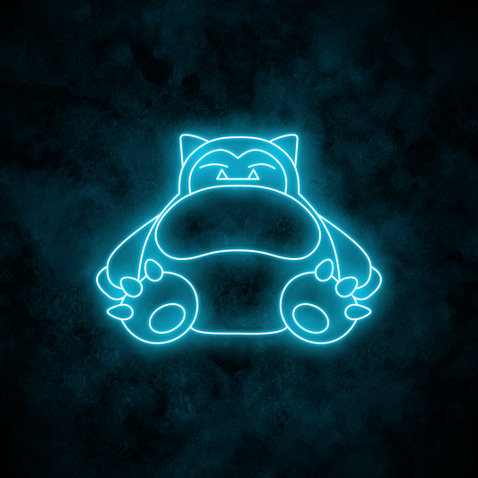 "Snorlax" Neon Sign