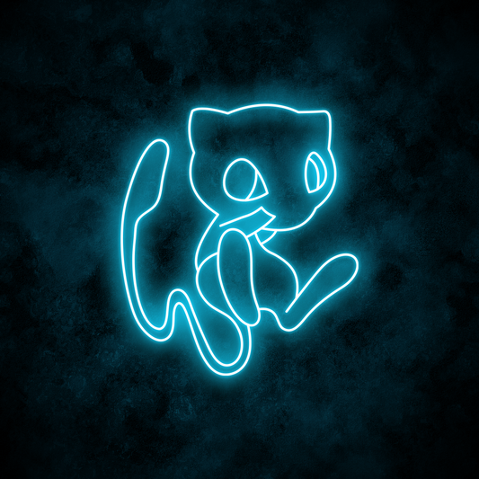 "Mew" Neon Sign