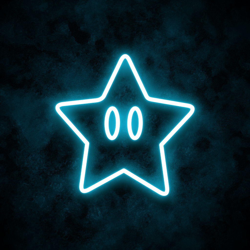 "Super Star" Neon Sign