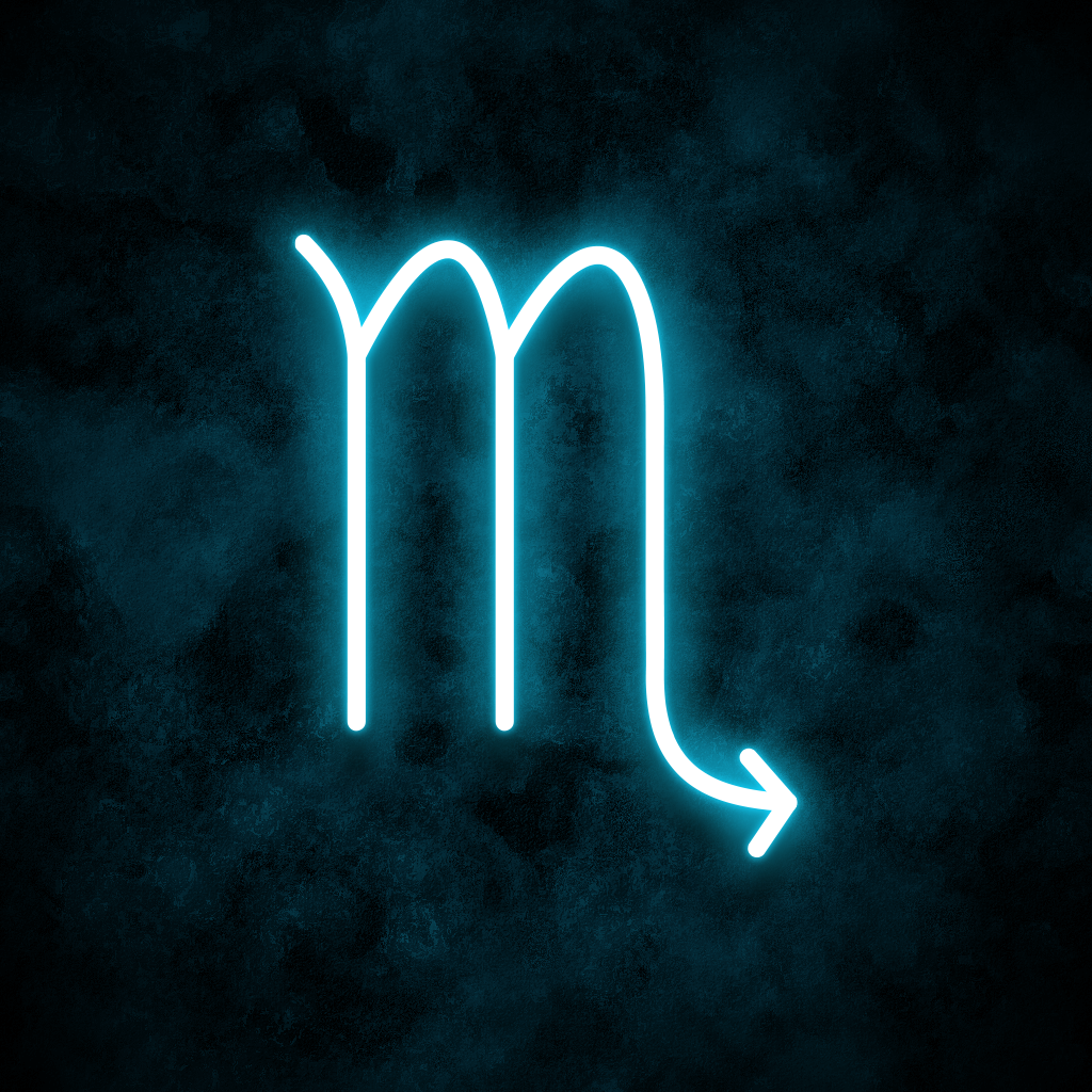 "Scorpio" Neon Sign