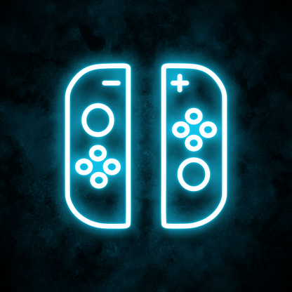 "Nintendo Switch w Buttons" Neon Sign