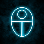 "Circle Mask" Neon Sign
