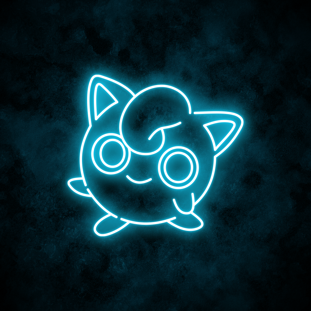 "Jigglypuff" Neon Sign