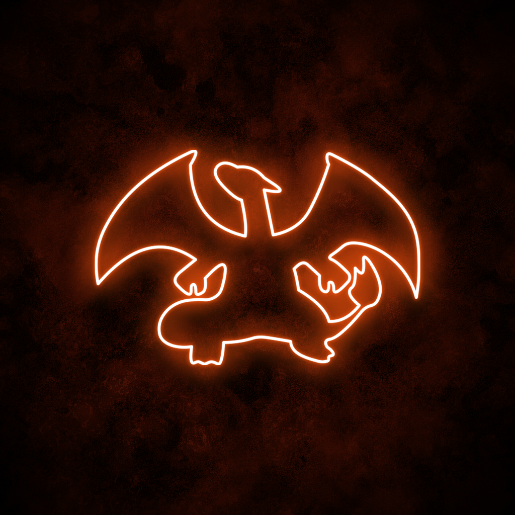 "Charizard" Neon Sign